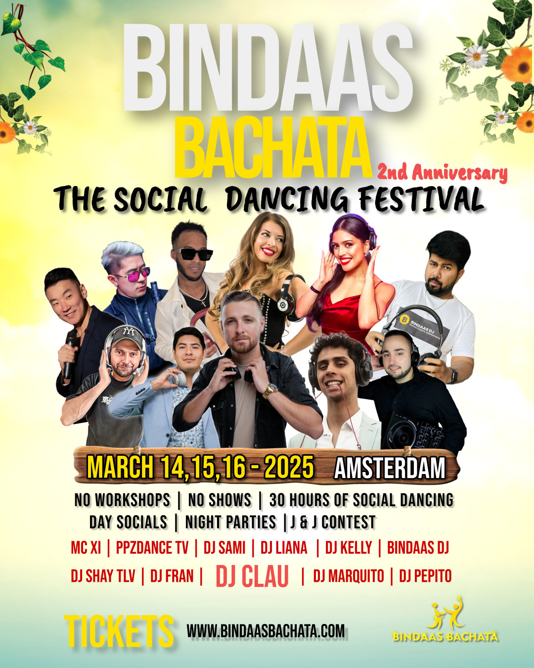 𝑩𝑰𝑵𝑫𝑨𝑨𝑺 𝑩𝒂𝒄𝒉𝒂𝒕𝒂 𝑺𝒆𝒏𝒔𝒖𝒂𝒍 Social Dancing Festival in Amsterdam