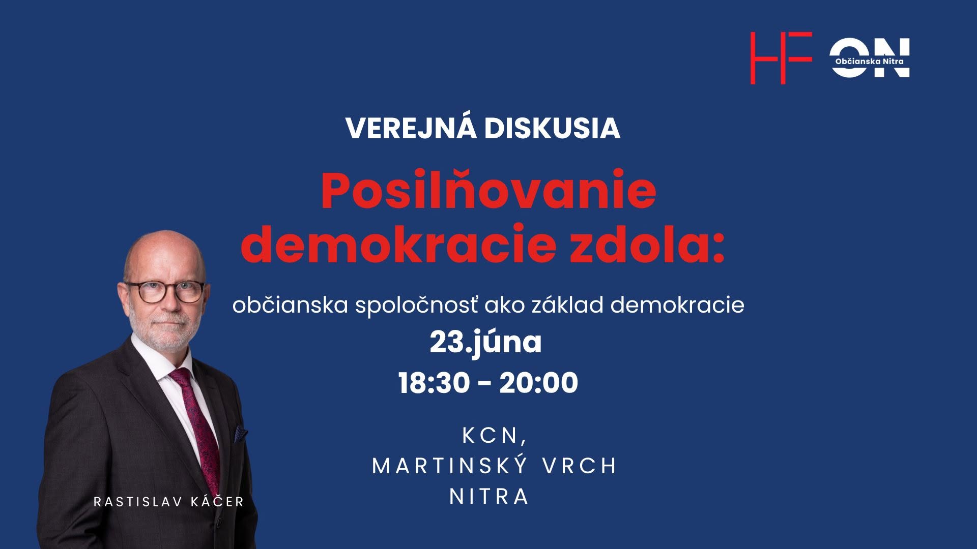 Posilňovanie demokracie zdola: občianska spoločnosť ako základ demokracie