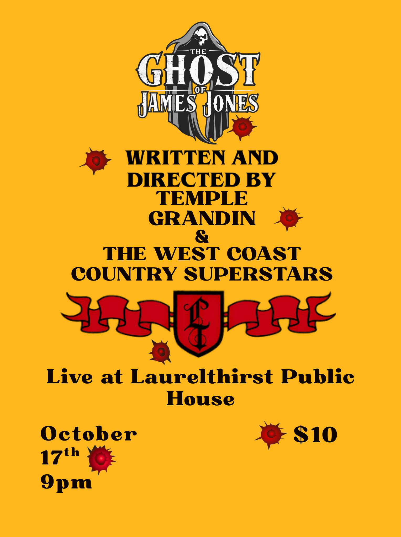 Temple Grandin, West Coast Country Superstars & The Ghost of James Jones