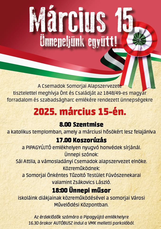 Ünnepi megemlékezések SOMORJÁN