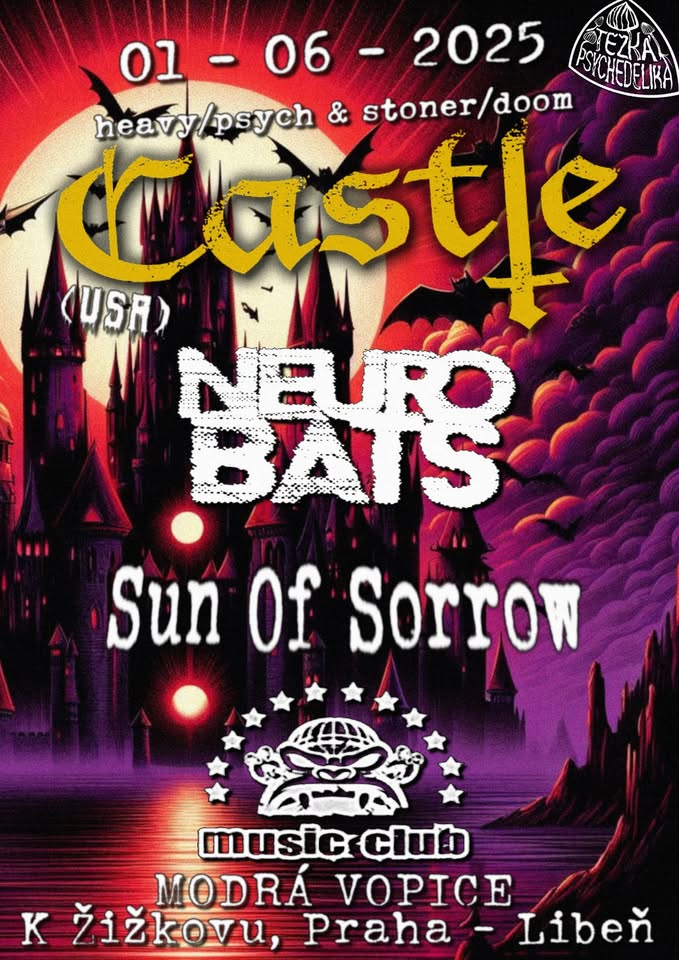 Castle (USA) + Neuro Bats + Sun Of Sorrow ve Vopici