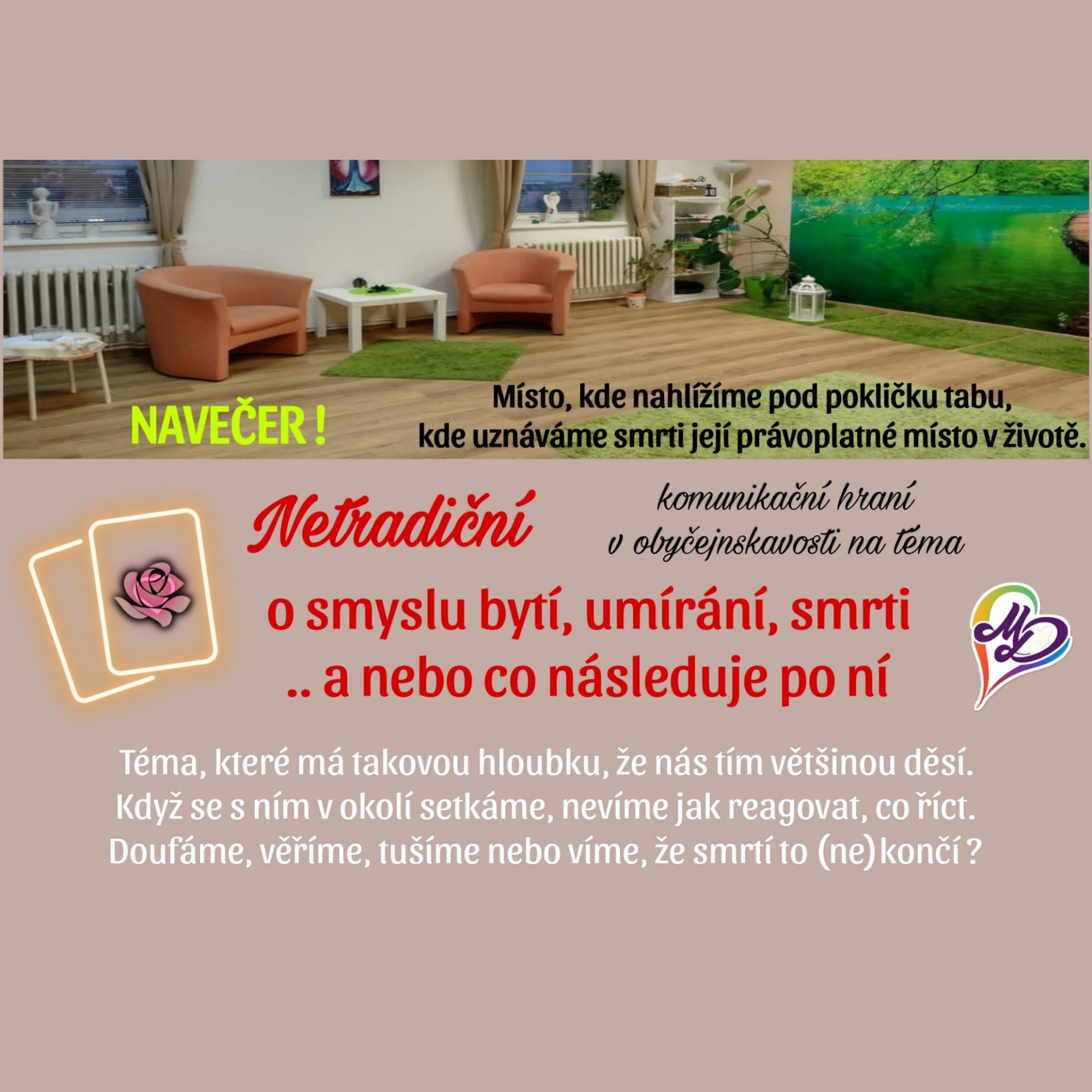 Komunikační hraní "O smrti" ~povídání o všem (po)smrťáckém