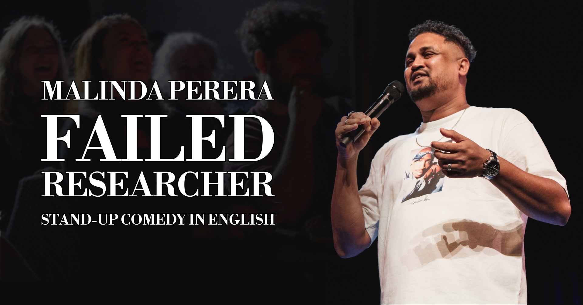 English Stand-Up Comedy in Copenhagen with Malinda Perera | Failed Researcher