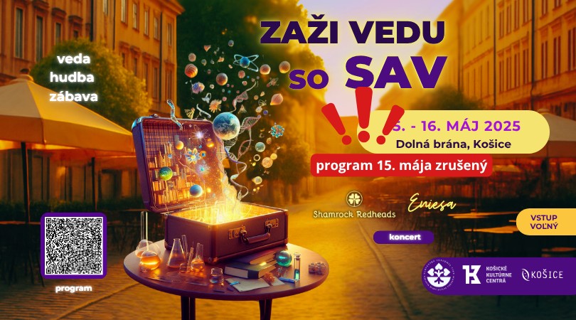 Zaži vedu so SAV v Košiciach