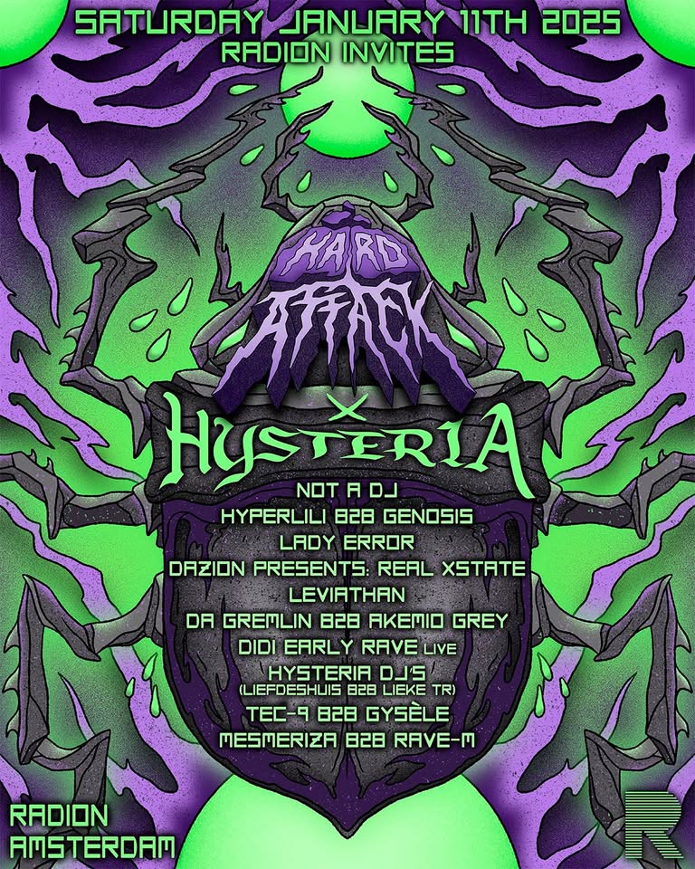 Radion invites: Hard Attack & Hysteria