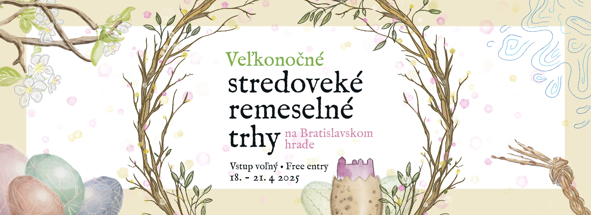 Veľkonočné stredoveké remeselné trhy na Bratislavskom hrade
