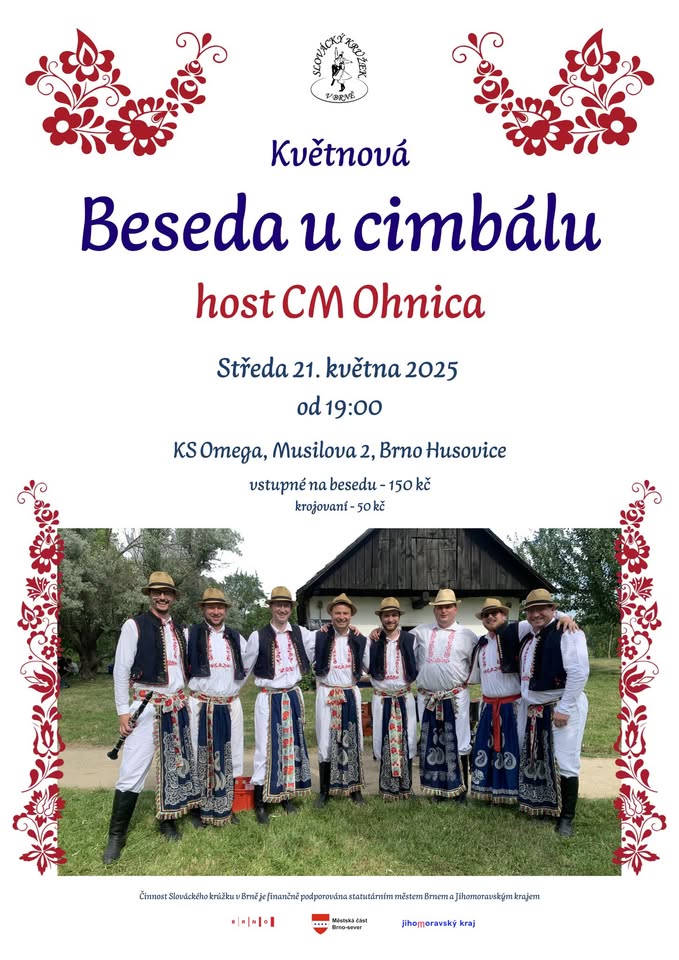 Květnová beseda u cimbálu s CM Ohnica