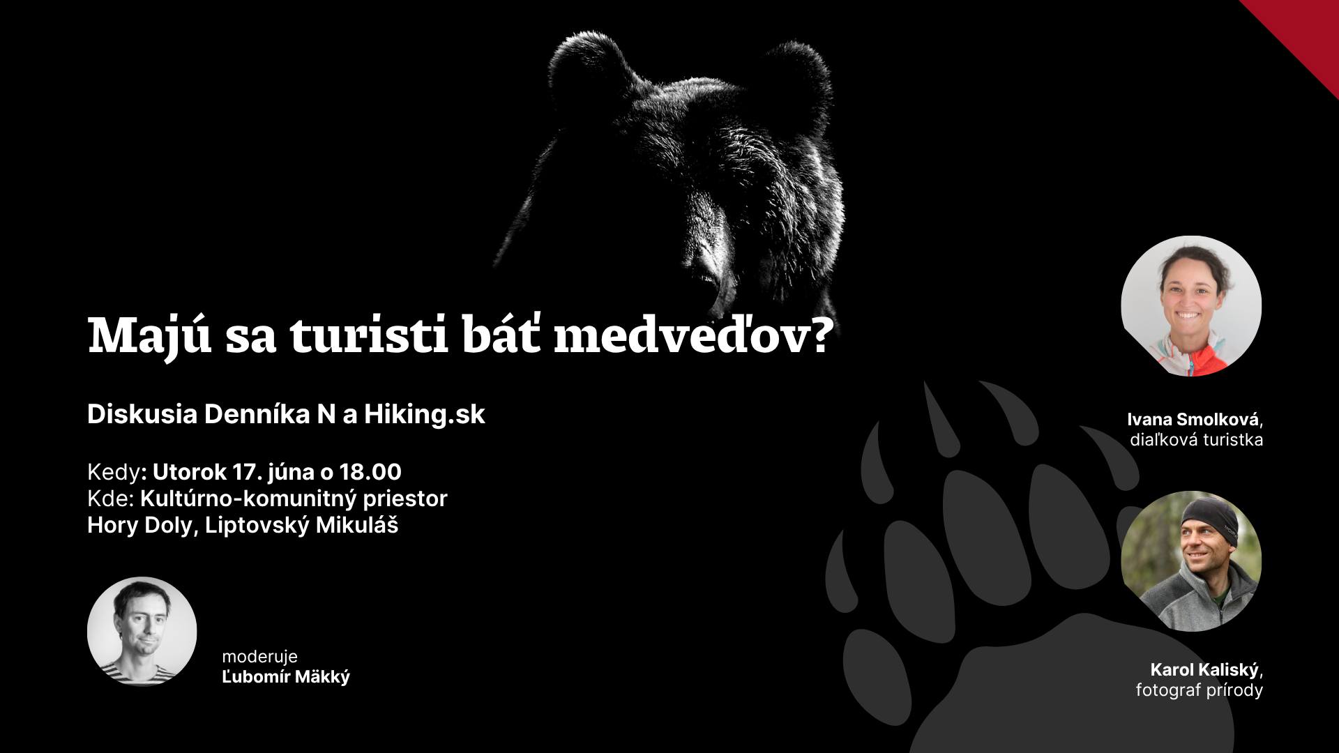 Majú sa turisti báť medveďov? Diskusia