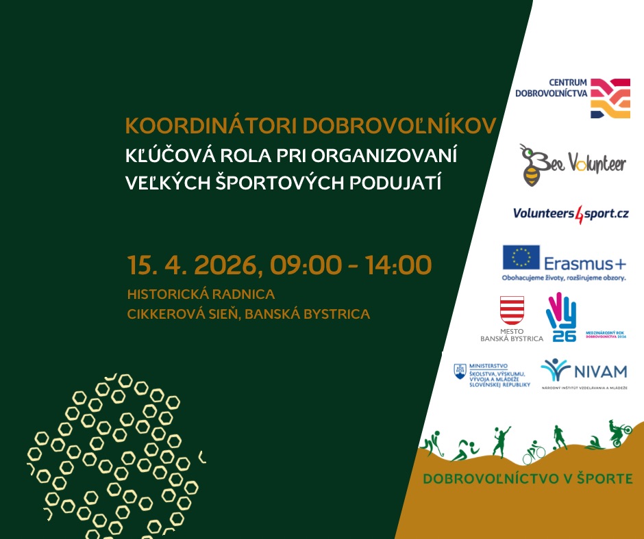 Koordinátori dobrovoľníkov - kľúčová rola pri organizovaní veľkých športových podujatí