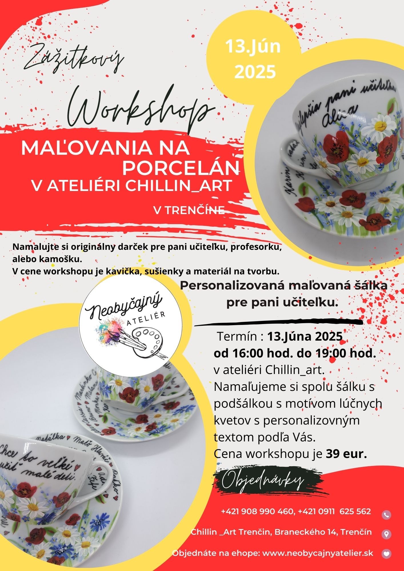 Workshop maľovania na porcelán