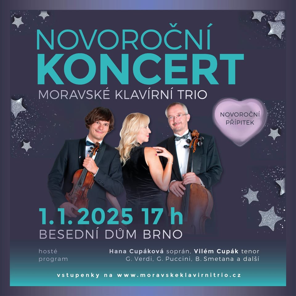 Novoroční koncert & Moravské klavírní trio a sólisté