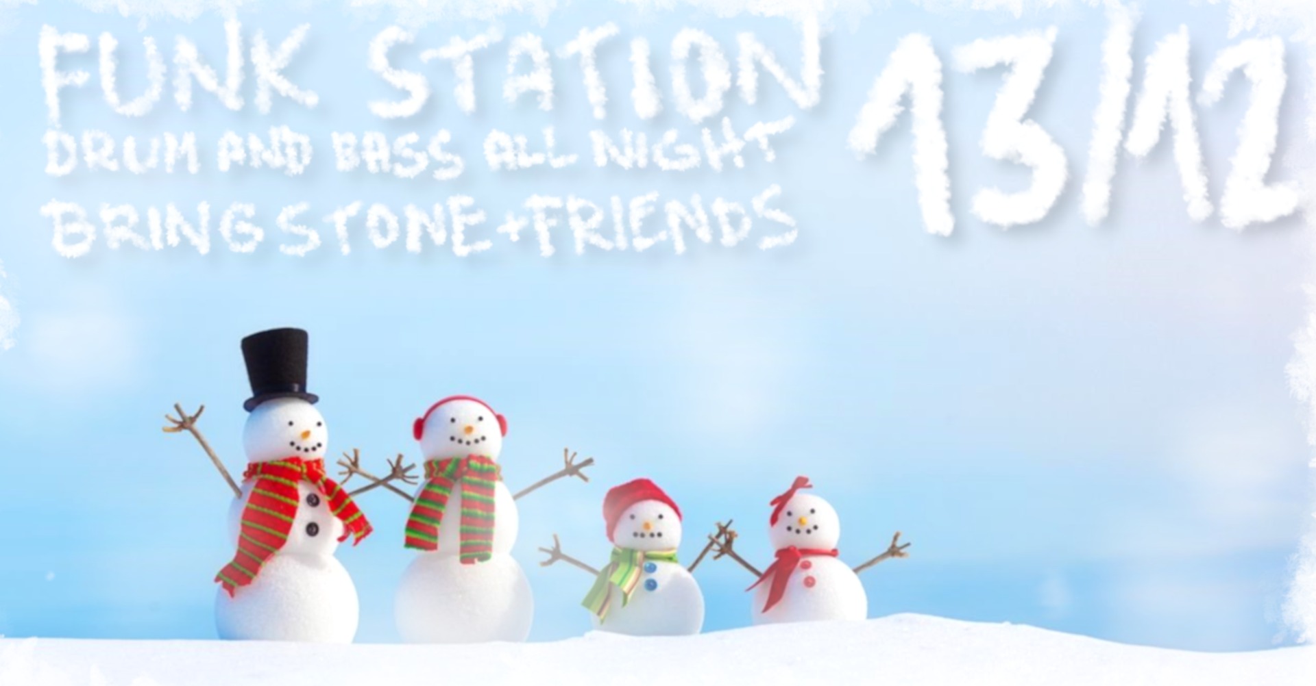 Vánoční Bringstone and Friend /DNB ALLNIGHT /FUNKSTATION