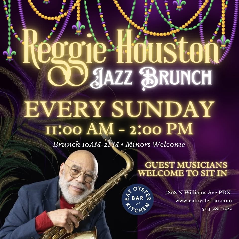 Reggie Houston’s New Orleans Jazz Brunch — Every Sunday at EaT Oyster Bar