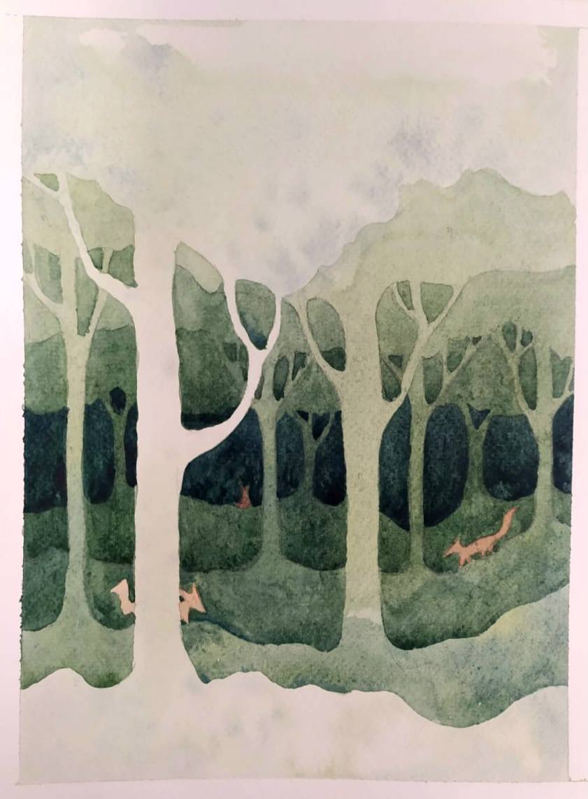 Workshop we start with watercolor