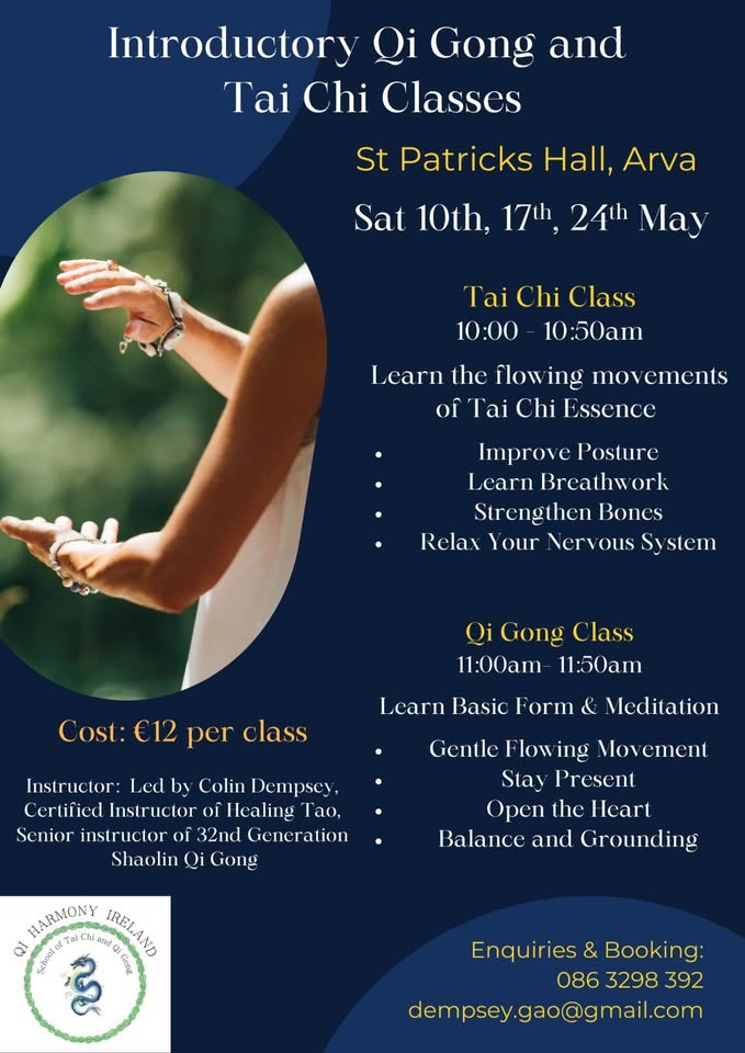 Tai Chi Qi Gong Classes in Arvagh