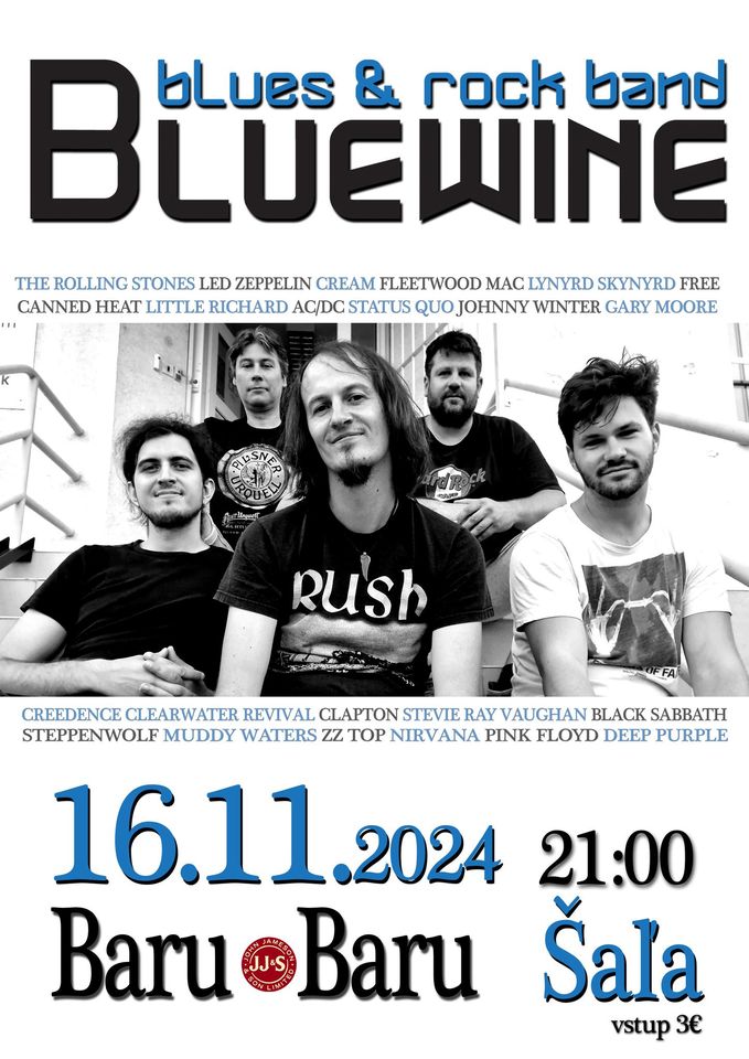 BLUEWINE v Baru Baru (Šaľa) 16.11.2024
