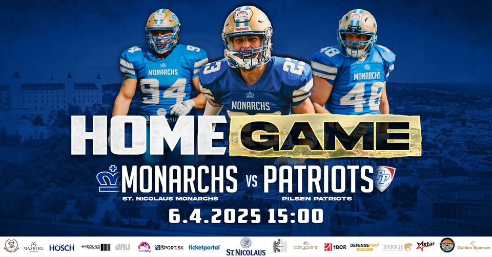 Americký futbal: St. Nicolaus Monarchs vs. Pilsen Patriots