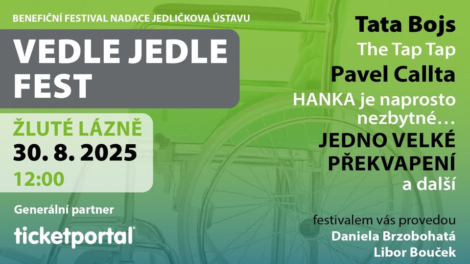 VEDLE JEDLE FEST - 35 let Nadace Jedličkova ústavu
