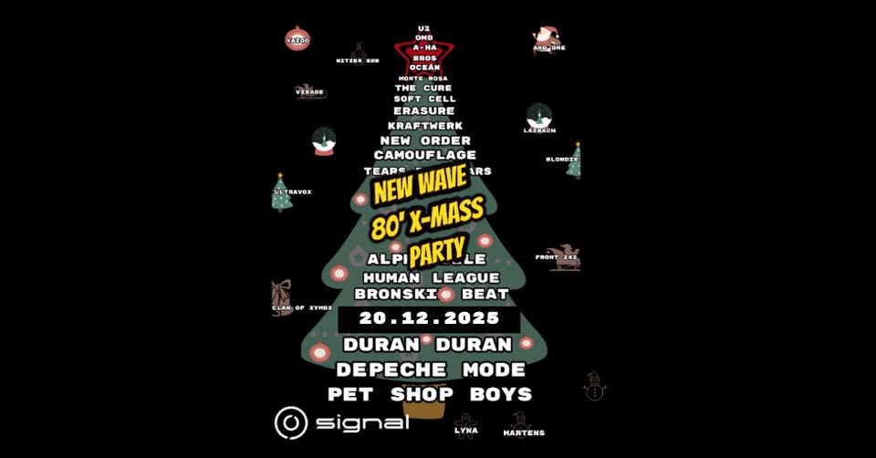 NEW WAVE 80' X-MASS párty