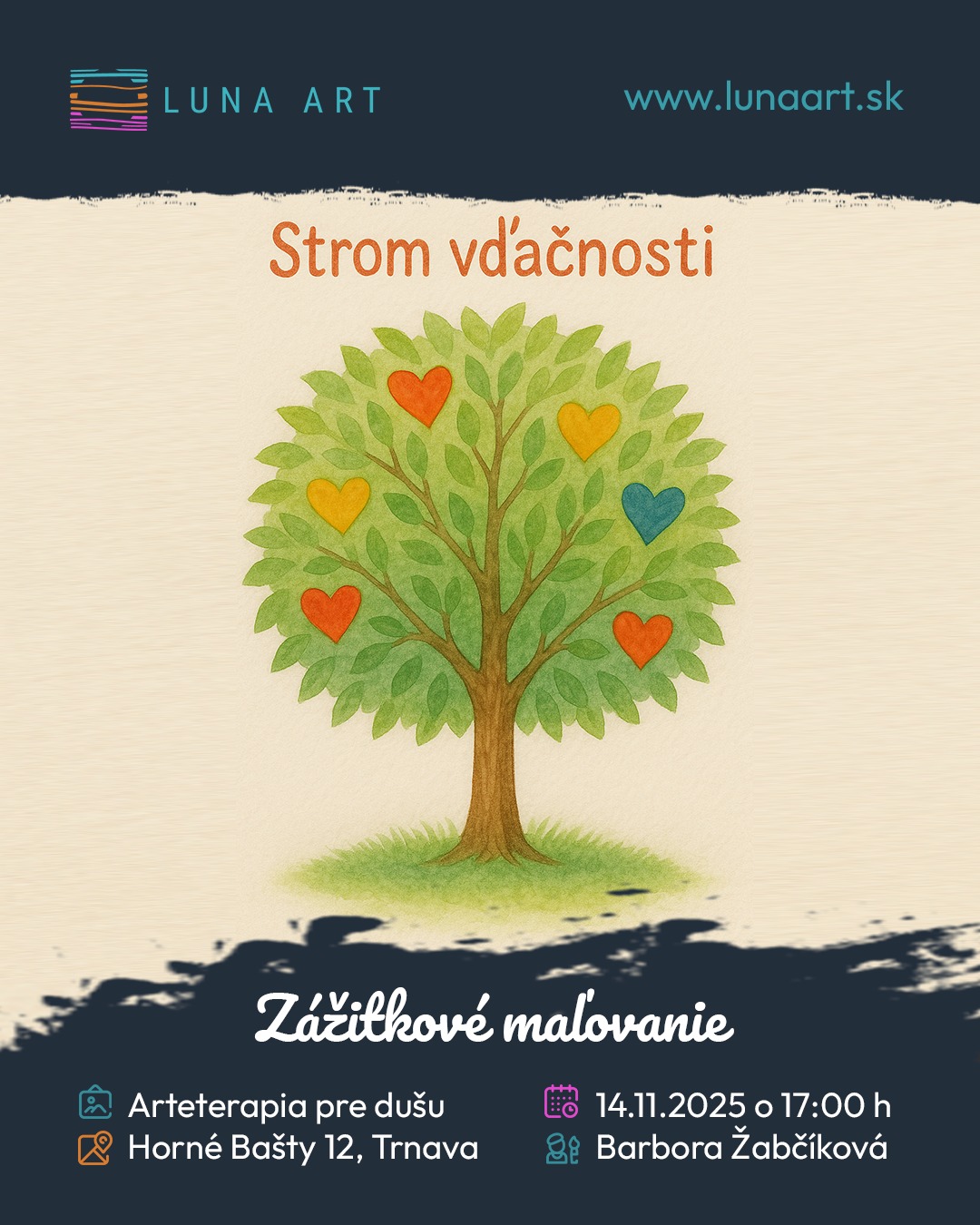 Tvorivý priestor pre dušu – Strom vďačnosti – 14.11.2025