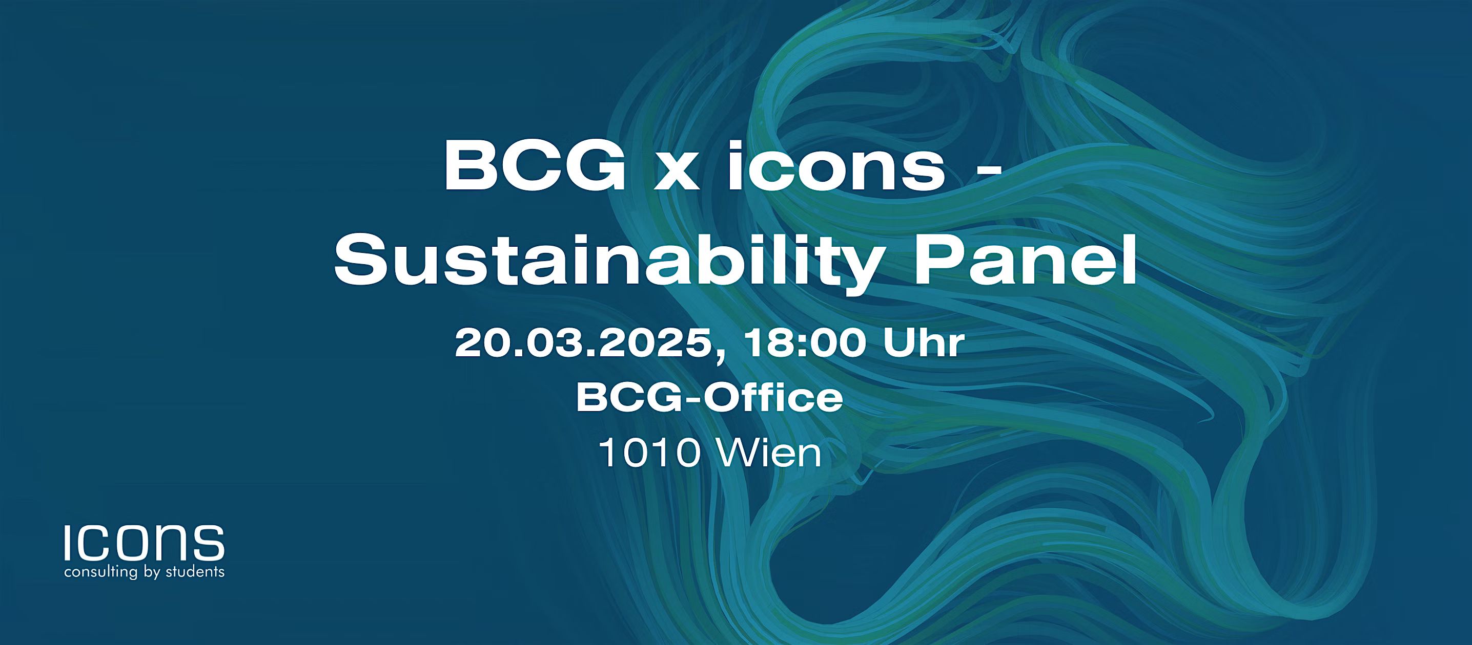 BCG x icons "Sustainability Panel" @Wien