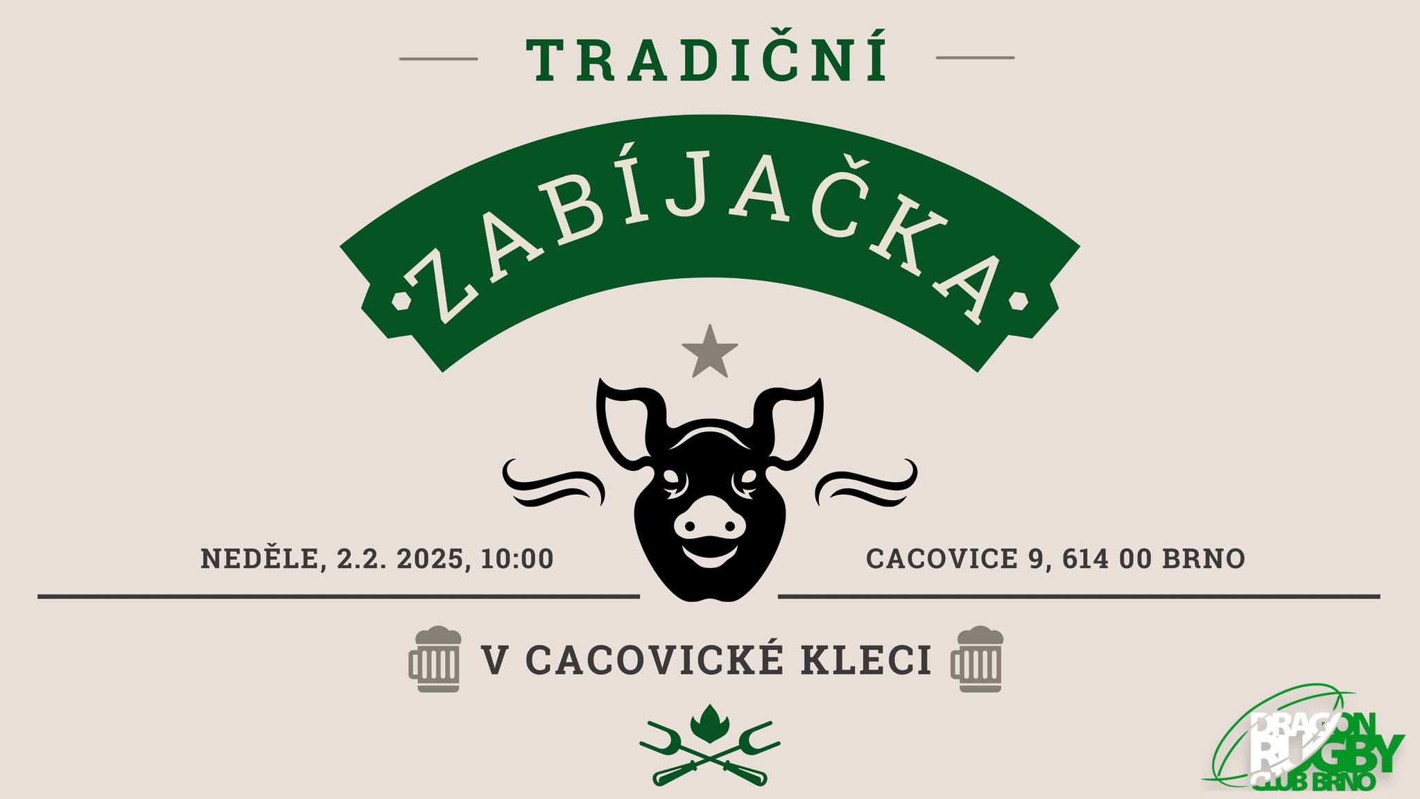Tradiční zabíjačka v Cacovické kleci