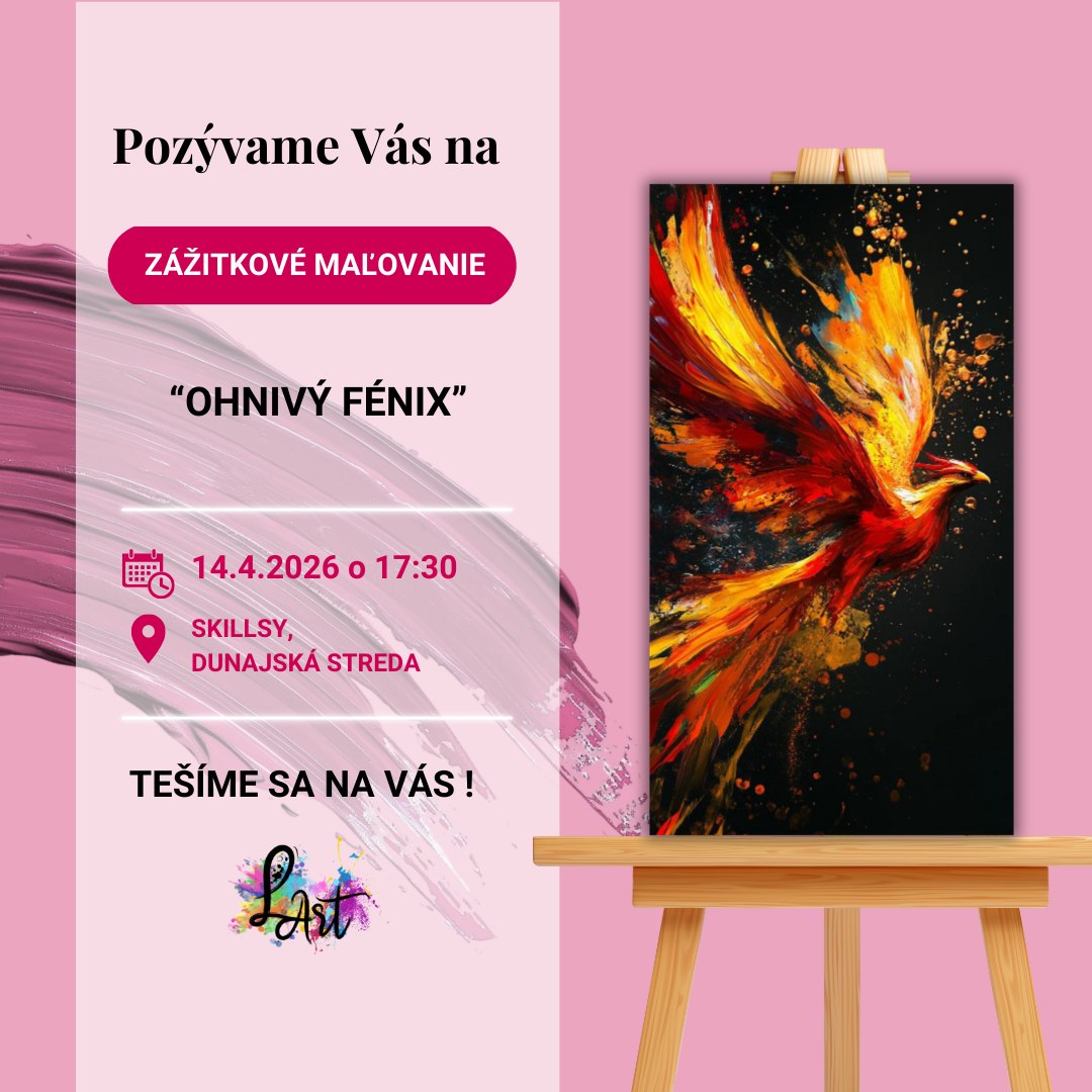 Zážitkové maľovanie- Ohnivý Fénix