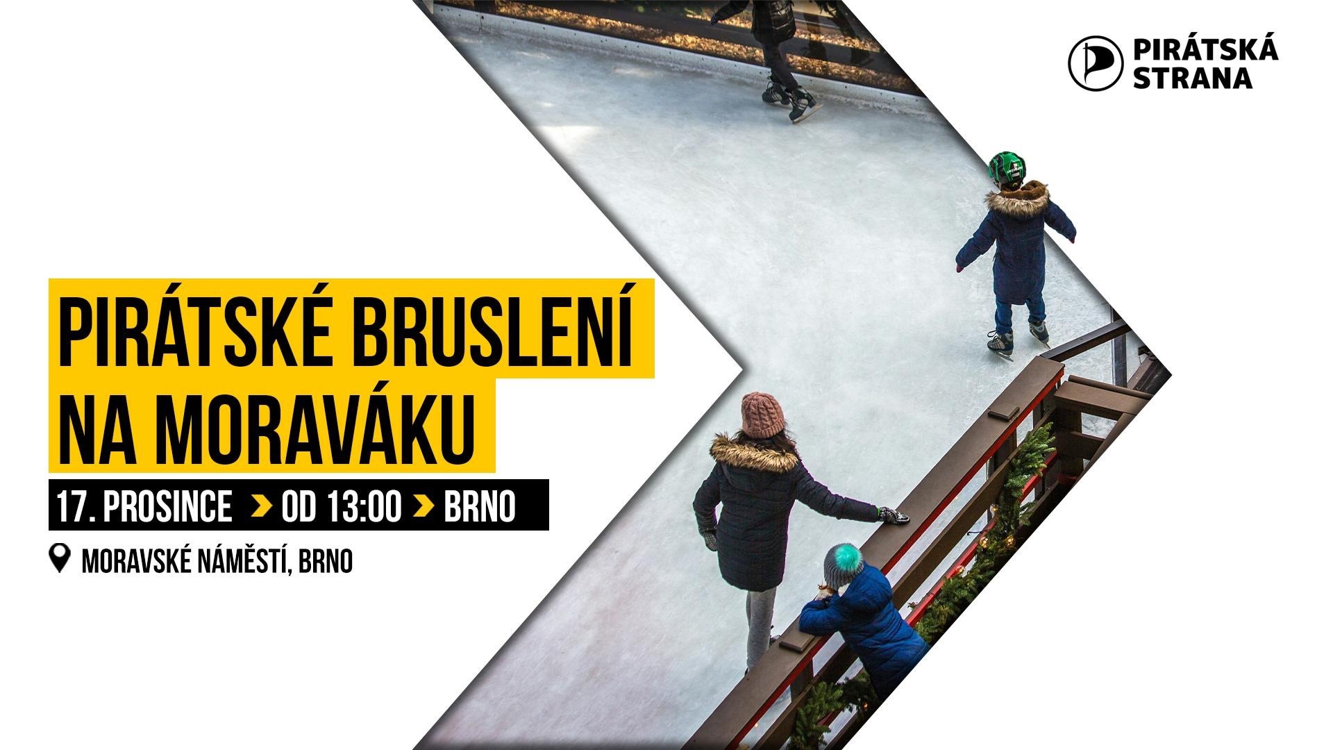 Pirátské bruslení na Moraváku