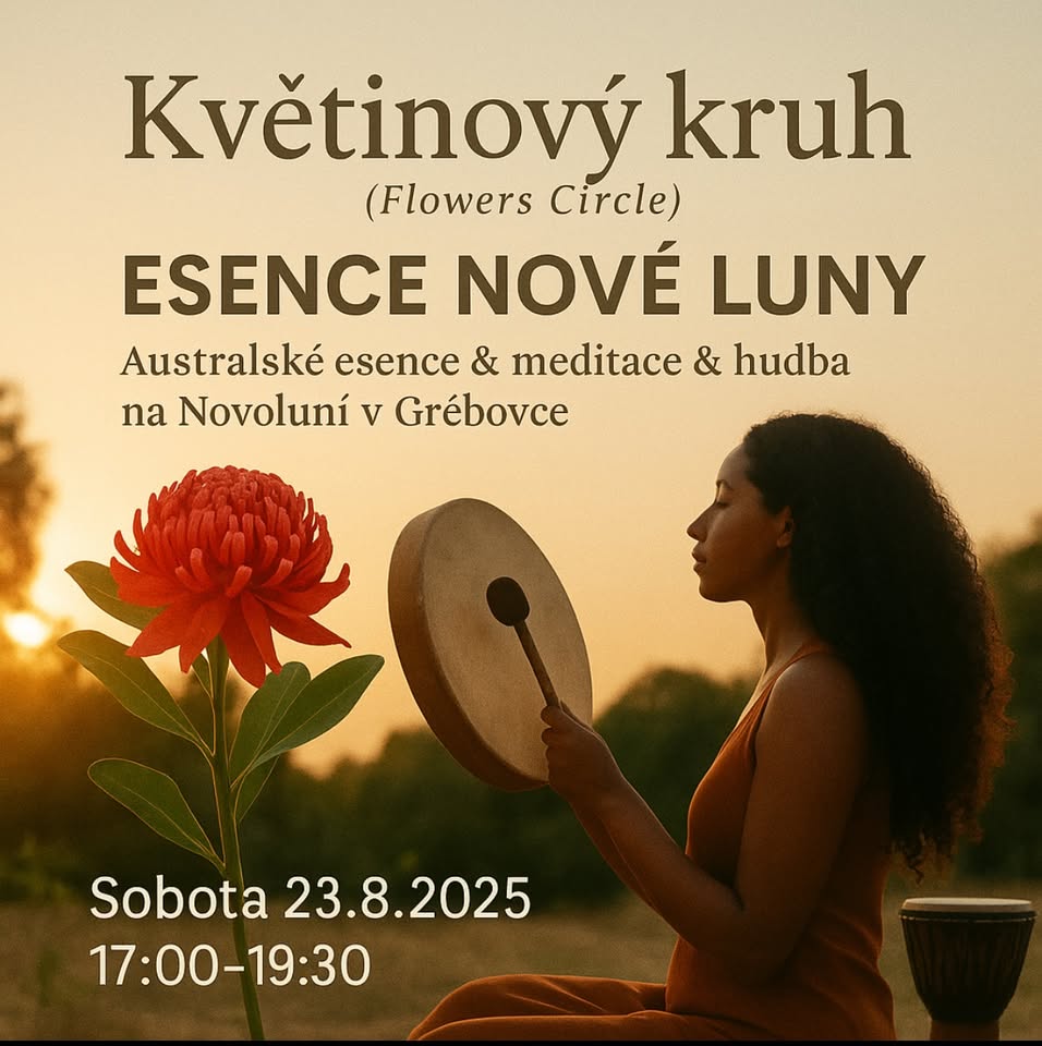 ESENCE NOVÉ LUNY - Australské květové esence & živá hudba při západu slunce