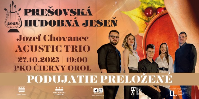 59. PREŠOVSKÁ HUDOBNÁ JESEŇ | JOZEF CHOVANEC ACUSTIC TRIO