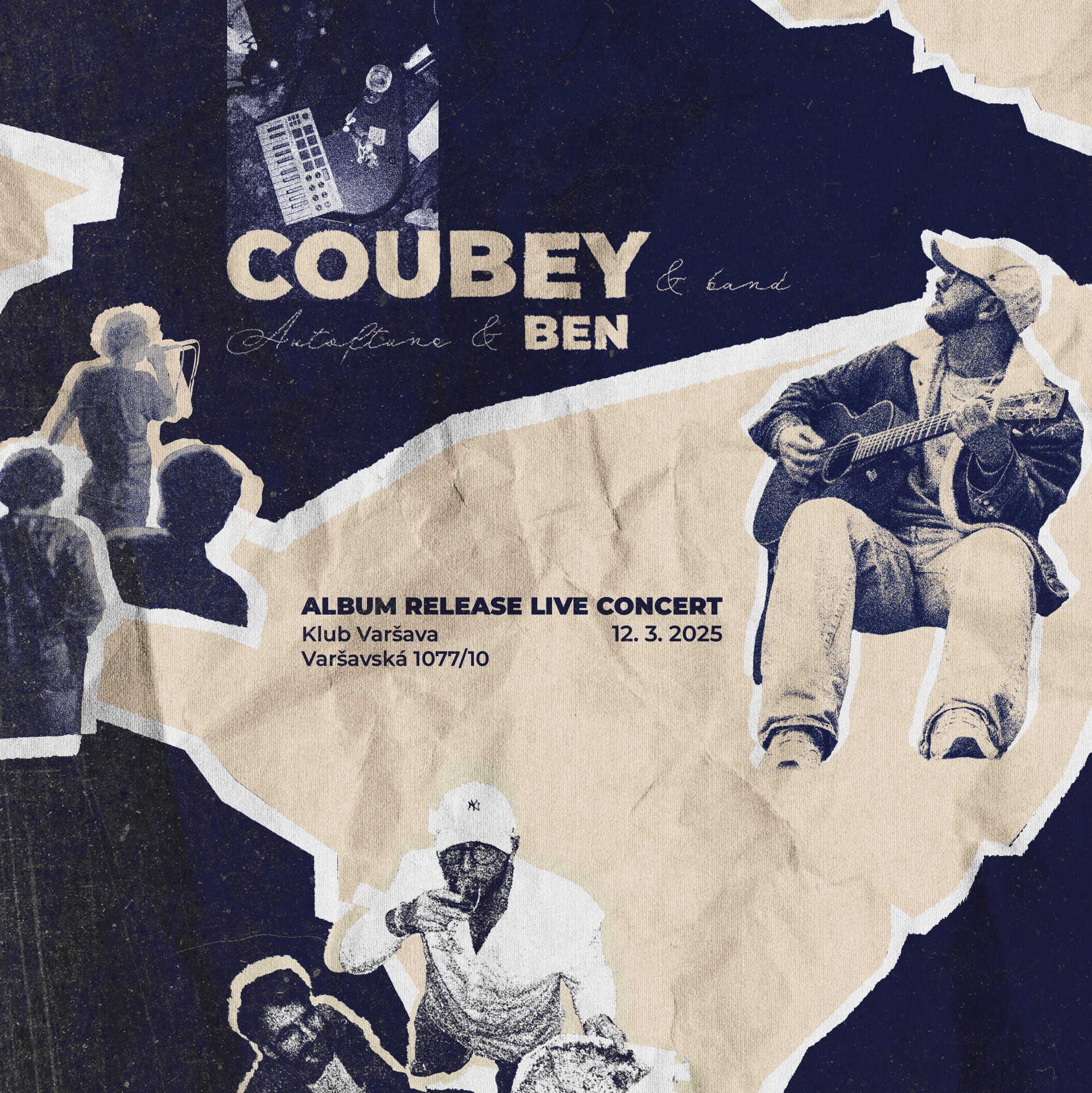 Rome diaries (Křest) // Coubey & band (CZ) + Ben & AUTOFTUNE (IT) + Mariselle (CZ)