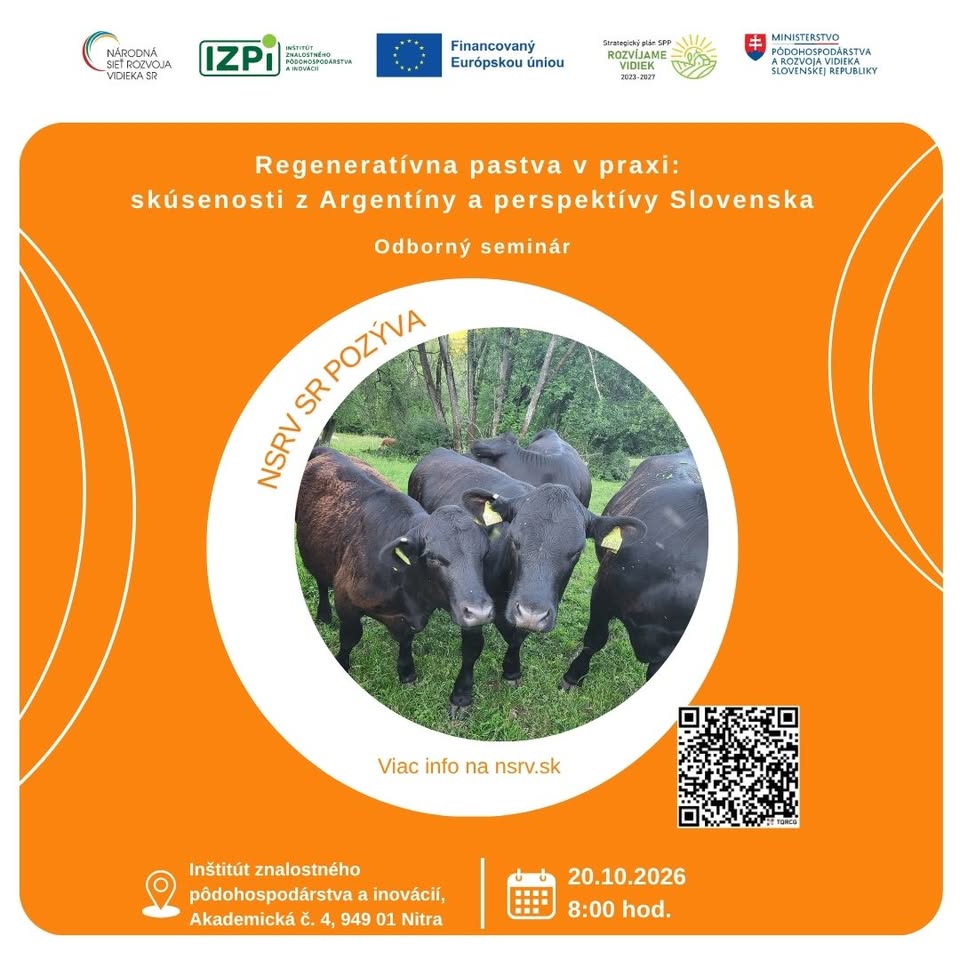 Odborný seminár „Regeneratívna pastva v praxi: skúsenosti z Argentíny a perspektívy Slovenska“