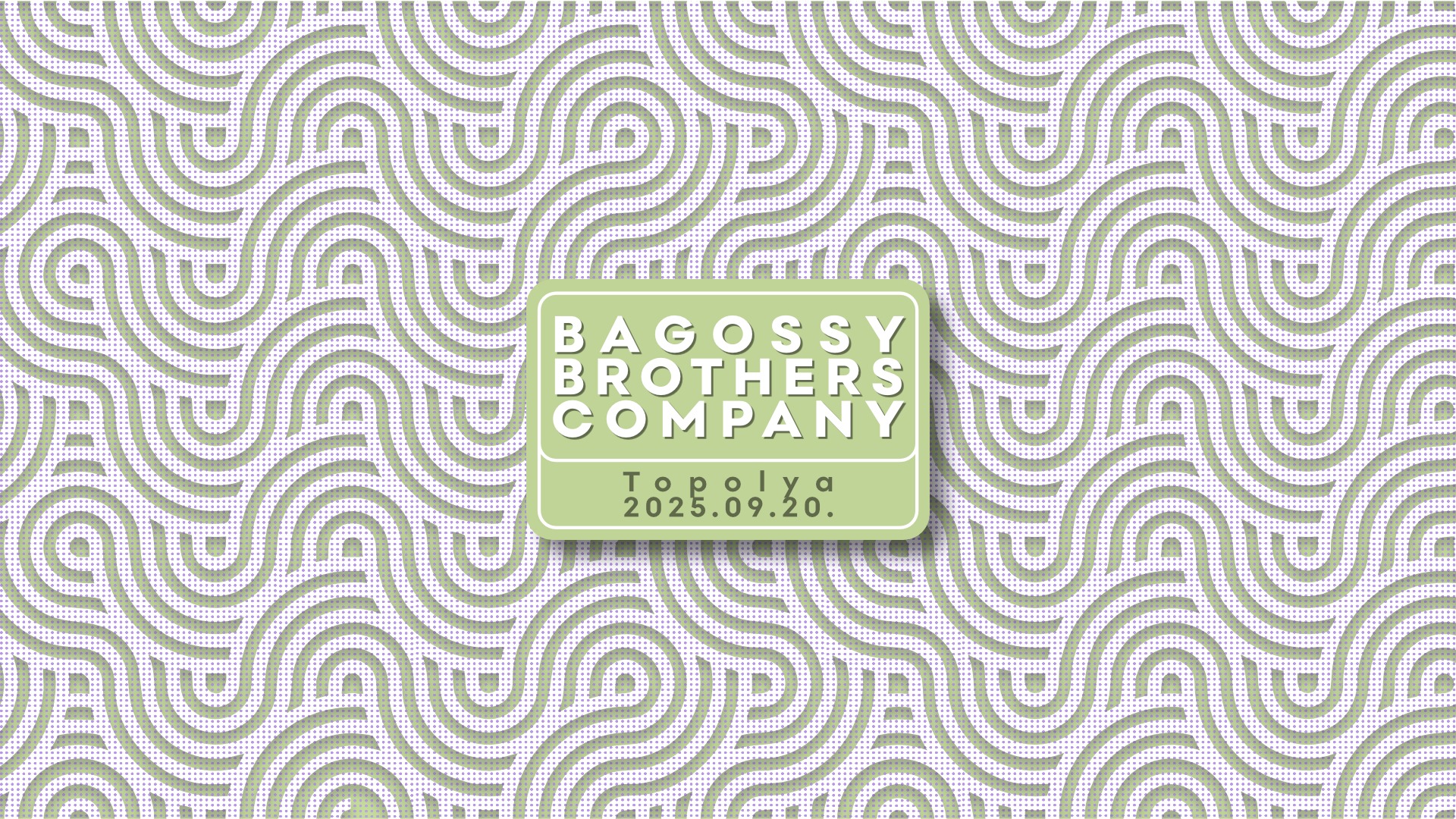 Bagossy Brothers Company // Topolya