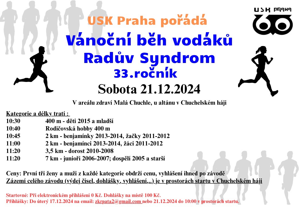 Vánoční běh USK Praha