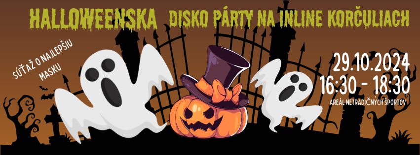 HALLOWEENSKA DISKO PARTY NA IN-LINE KORČULIACH 2024