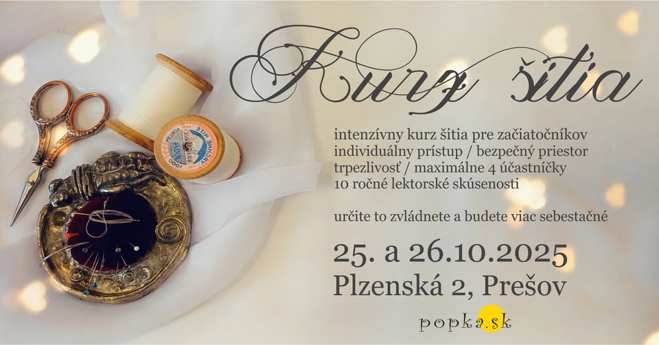 Kurz šitia pre začiatočníčky