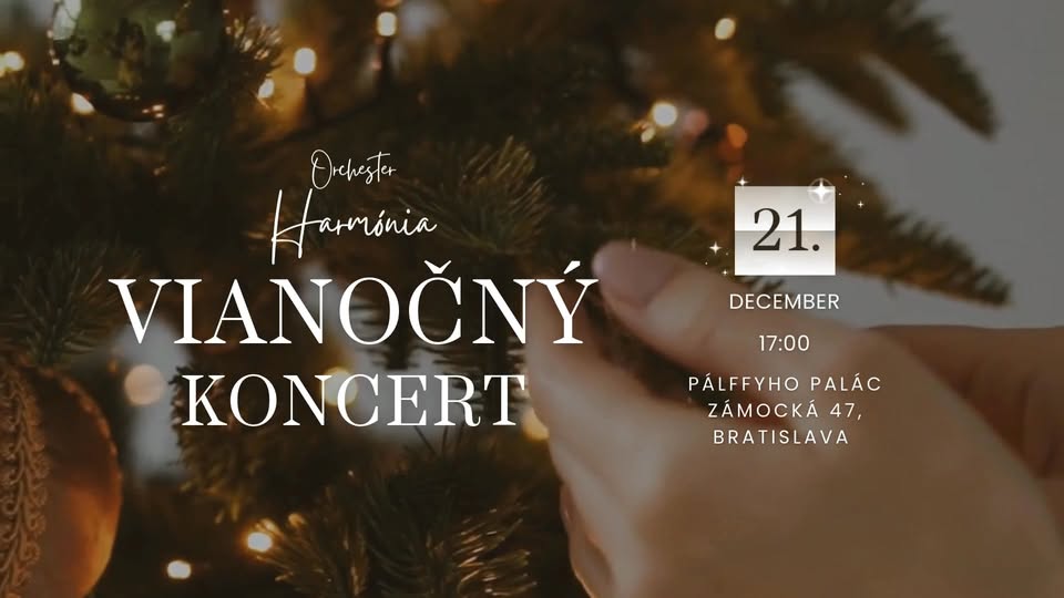 Vianočný koncert orchestra Harmónia