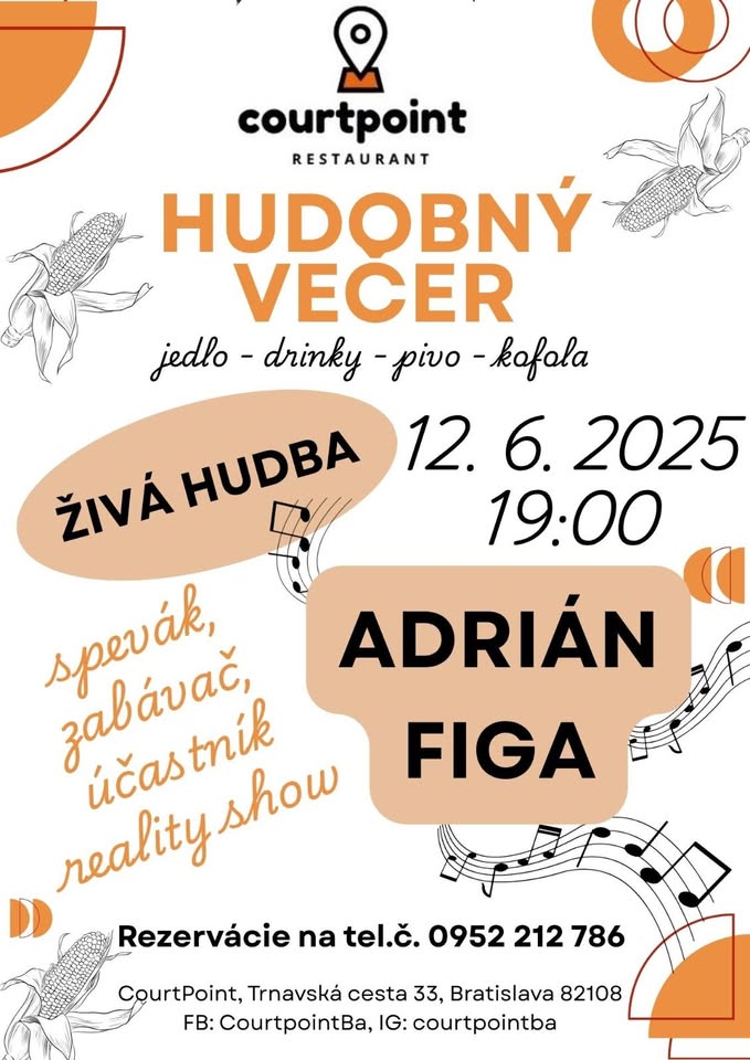 Hudobný štvrtok v Courtpoint - Hosť Adrián Figa