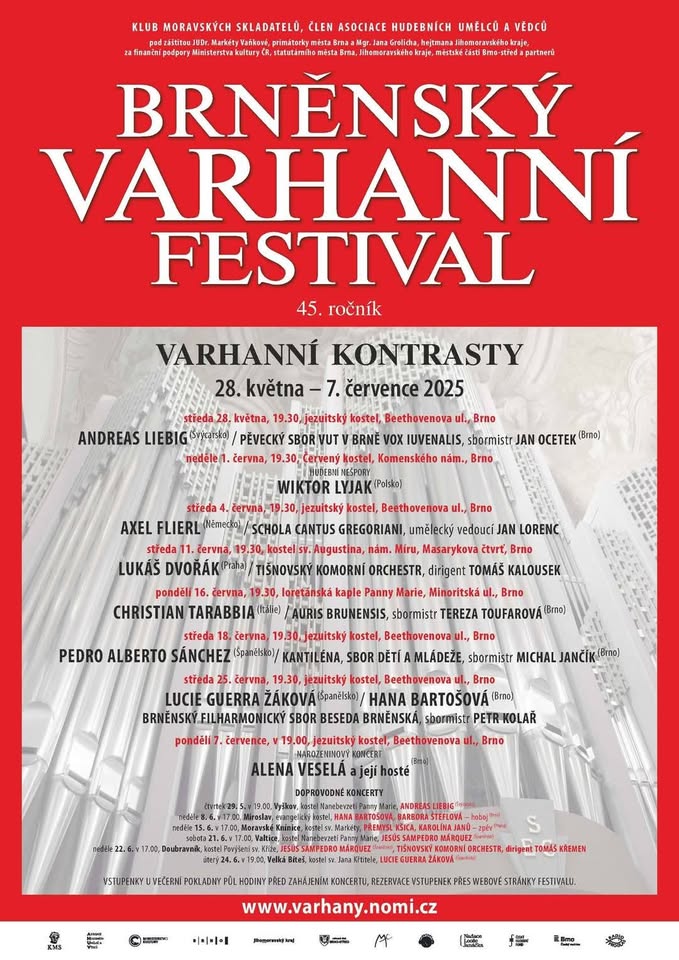 Brněnský varhanní festival - VOX IUVENALIS