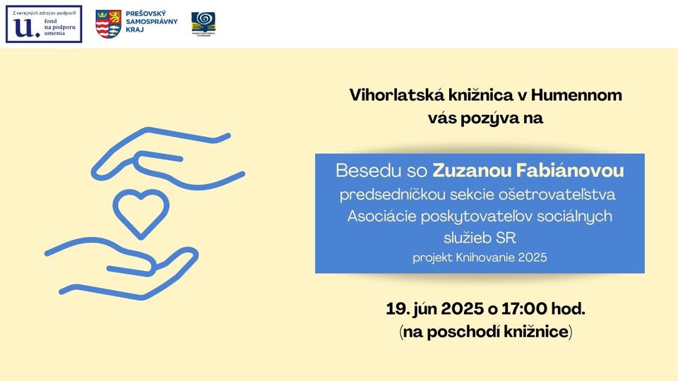 Beseda so Zuzanou Fabiánovou
