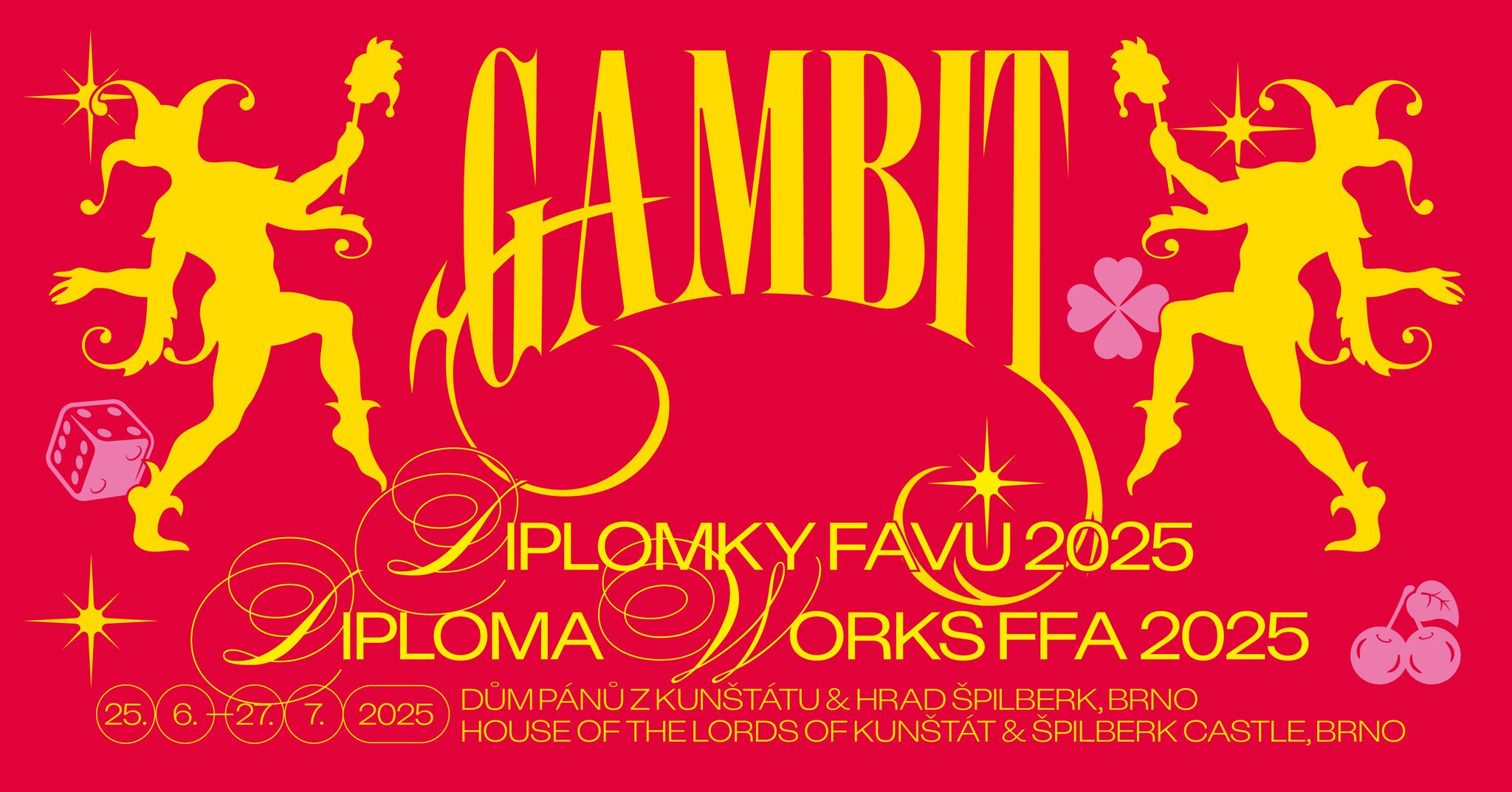 Vernisáž výstavy Gambit / Diplomky FaVU 2025