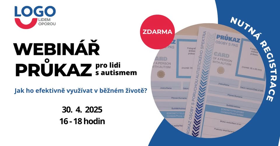 Webinář: Průkaz pro lidi s autismem – Jak ho efektivně využívat v běžném životě?