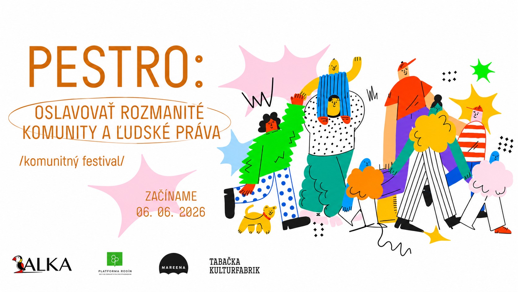 PESTRO /komunitný festival/ - Oslavovať rozmanité komunity a ľudské práva