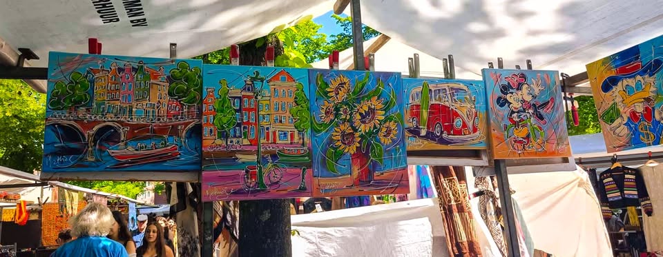 Kleine Atelier at Noordermarkt - Art Meets Amsterdam Every Saturday