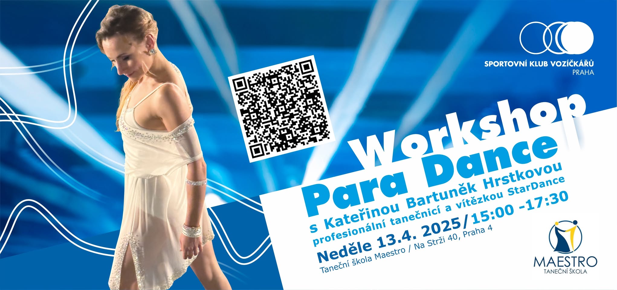 Dubnový Workshop Para Dance s Kateřinou Bartuněk Hrstkovou