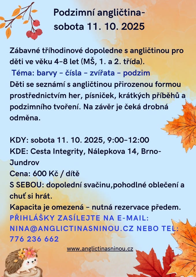 Autumn Meeting with English