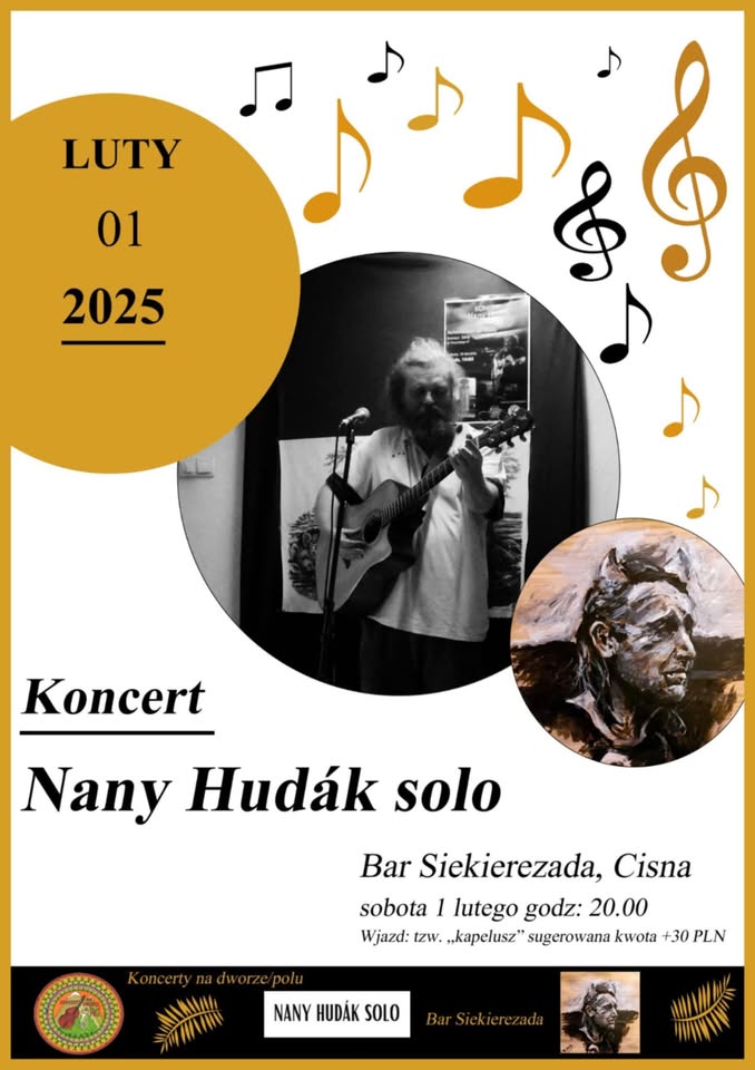 Koncert w barze siekierezada Nany Hudák solo z Prievidzy