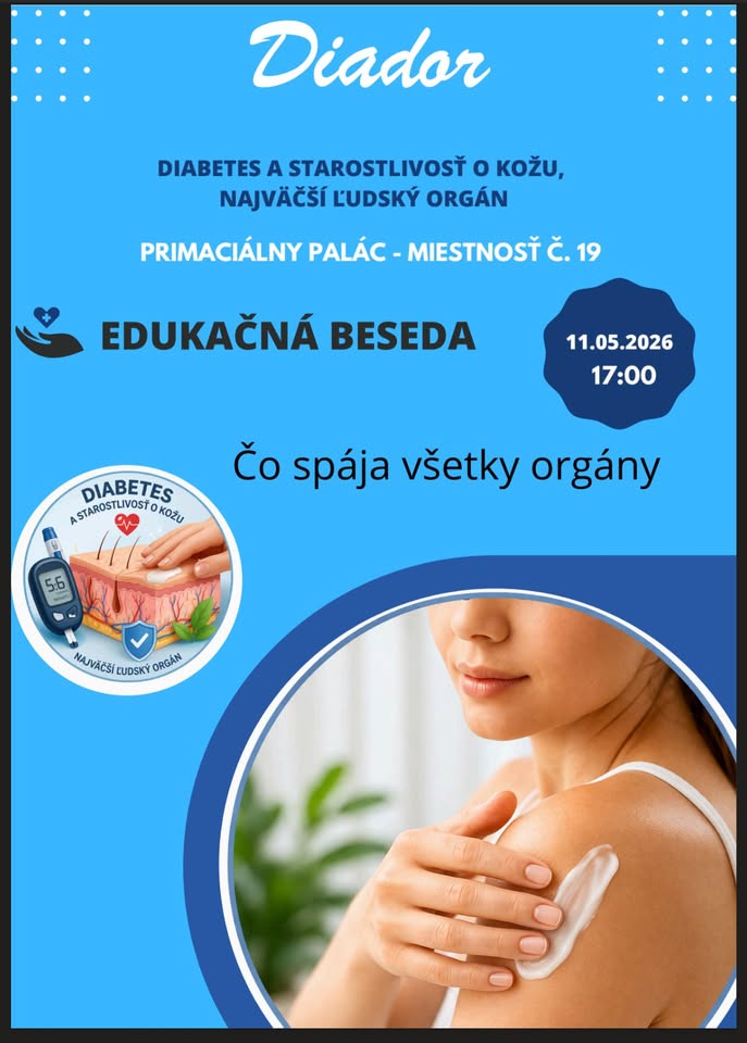 Edukačná beseda: Diabetes a koža