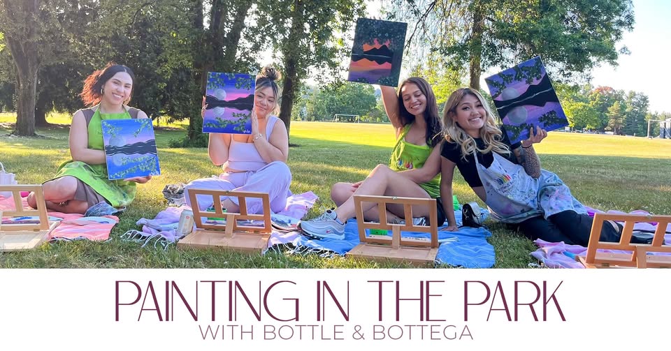 Painting in the Park with Bottle & Bottega