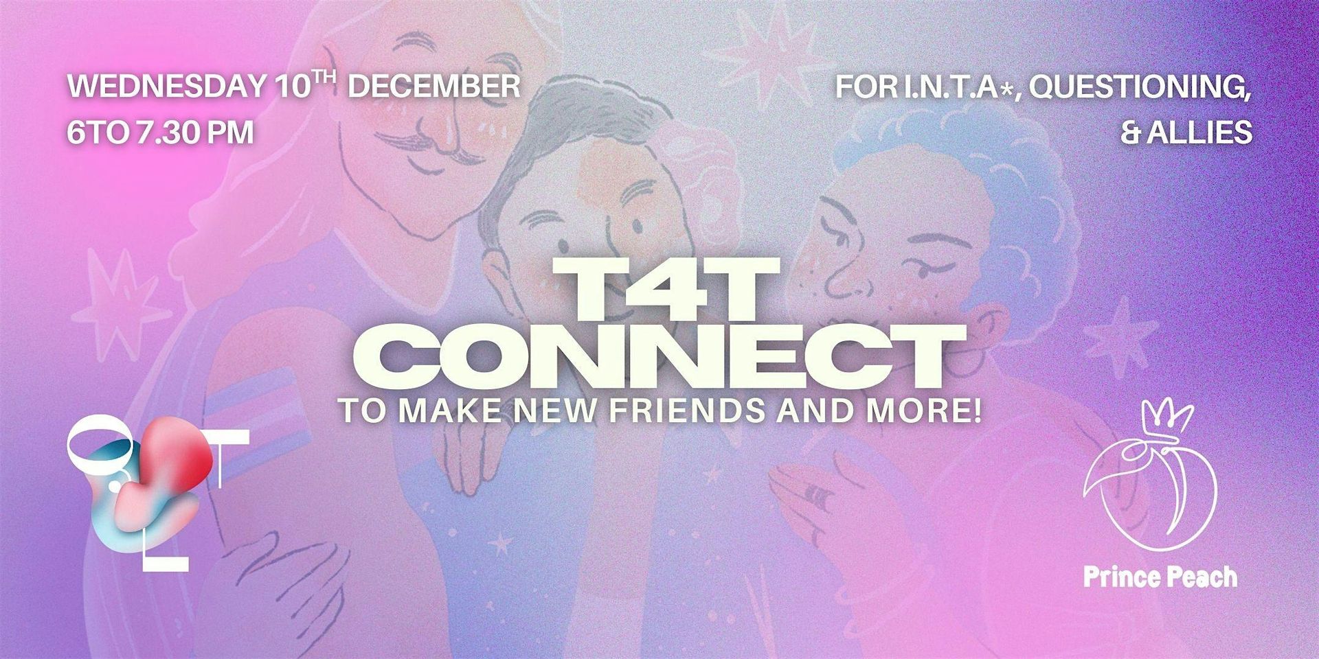 T4T CONNECT at Prince Peach Café Berlin - To make new friends and more!